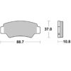 Pastilla de freno SBS P987-SI - Imagen 2