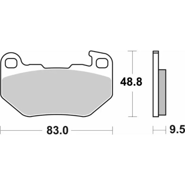Pastilla de freno SBS P993-LS