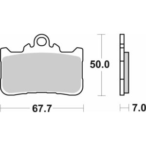 Pastilla de freno SBS P994-HS