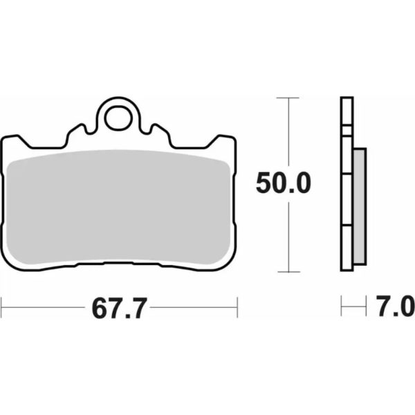 Pastilla de freno SBS P994-HS
