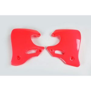 Plásticos laterales de radiador UFO Honda rojo HO02653-061