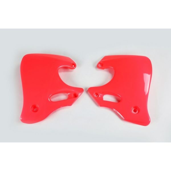 Plásticos laterales de radiador UFO Honda rojo HO02653-061