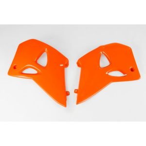 Plásticos laterales de radiador UFO KTM naranja KT03044-127