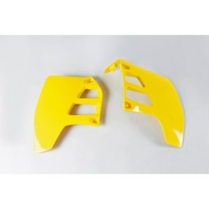 Plásticos laterales de radiador UFO Suzuki amarillo SU02908-101