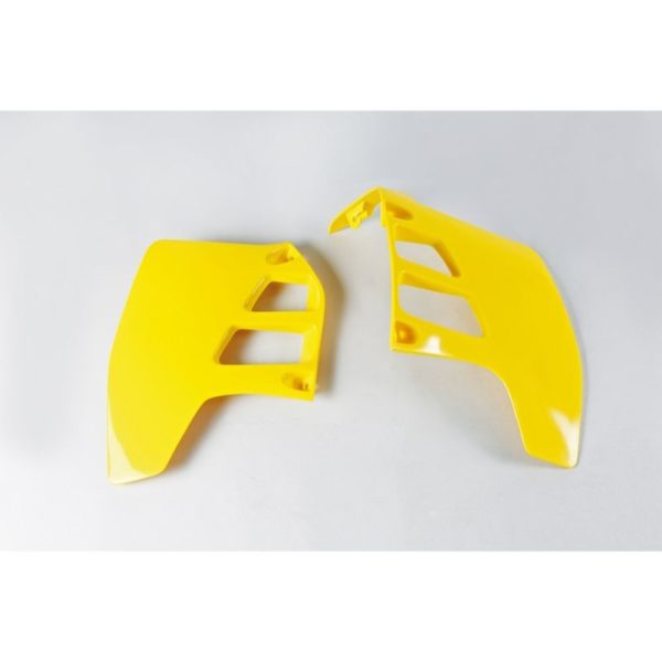 Plásticos laterales de radiador UFO Suzuki amarillo SU02908-101