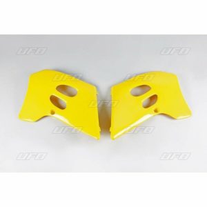 Plásticos laterales de radiador UFO Suzuki amarillo SU02945-101