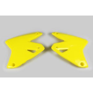 Plásticos laterales de radiador UFO Suzuki amarillo SU03978-102