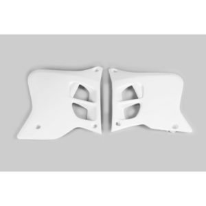 Plásticos laterales de radiador UFO Yamaha blanco YA02856-046