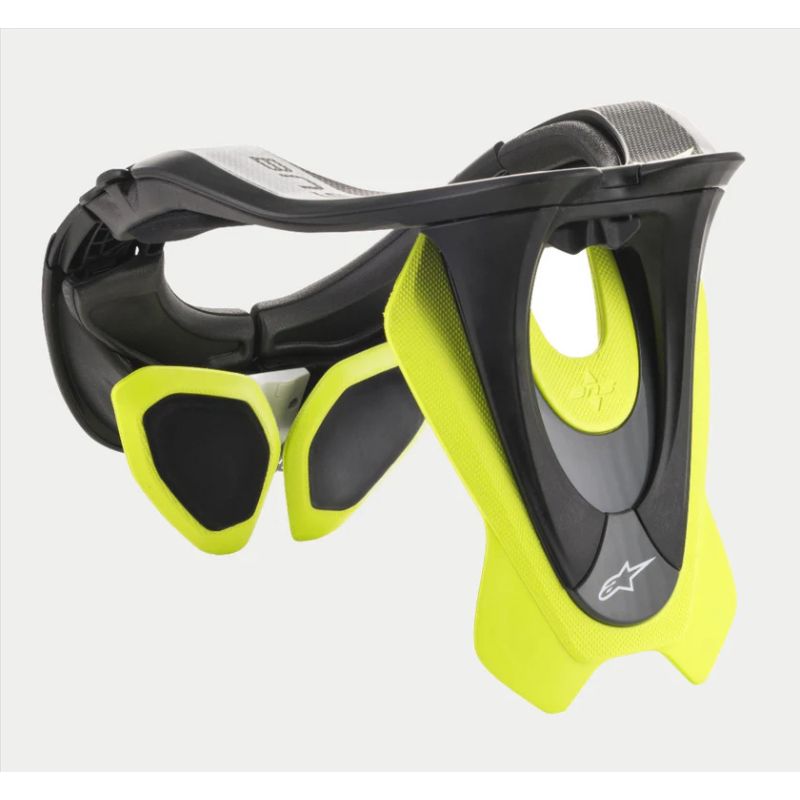 Protector de cuello Alpinestars BNS TECH-2 V BLACK YELLOW FLUO