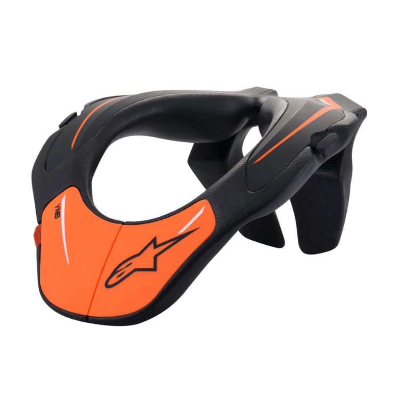 Protector de cuello Alpinestars YOUTH NECK SUPPORT BLACK ORANGE