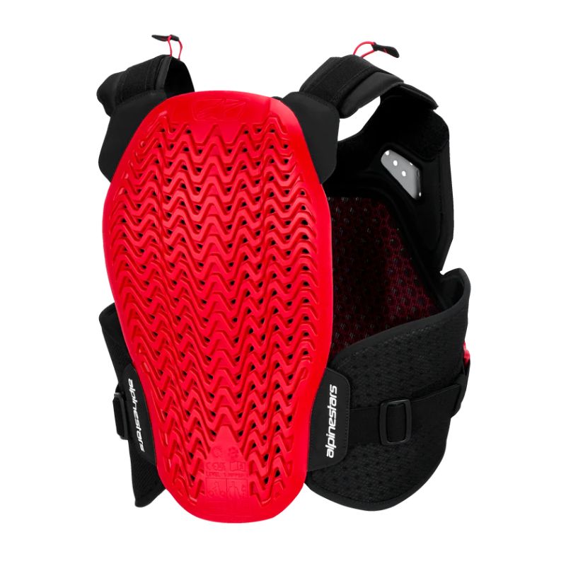Protector de Pecho Alpinestars A-4 PLASMA BLACK RED WHITE