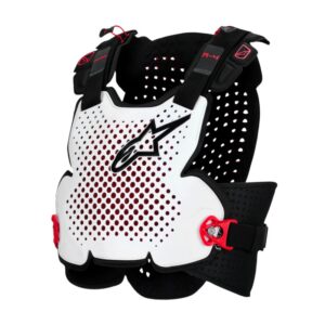 Protector de Pecho Alpinestars A-4 PLASMA BLACK RED WHITE