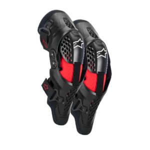 Protector de Rodilla Alpinestars SX-1 PLASMA KNEE BLACK RED COOL GRAY