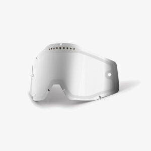 RECAMBIO 100% LENTE DUAL VENTED PLATA ESPEJO