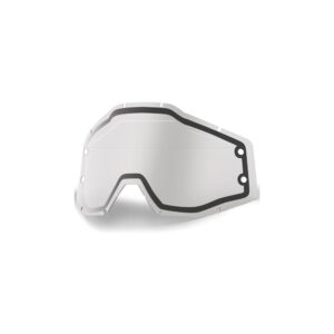 RECAMBIO 100% LENTE FORECAST DUAL WITH SONIC BUMPS TRANSPARENTE