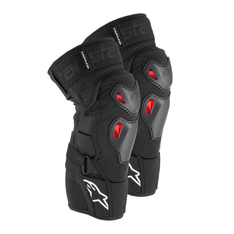 Rodilleras Alpinestars BIONIC PRO PLASMA BLACK RED WHITE