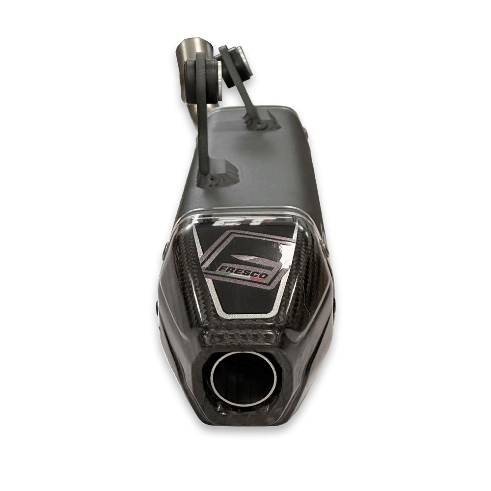 SILENCIADOR FRESCO CARBY GASGAS EC 250 / 300 24-26 / HUSQVARNA 250 / 300 TE 24-26 / KTM 250 EXC NEGR