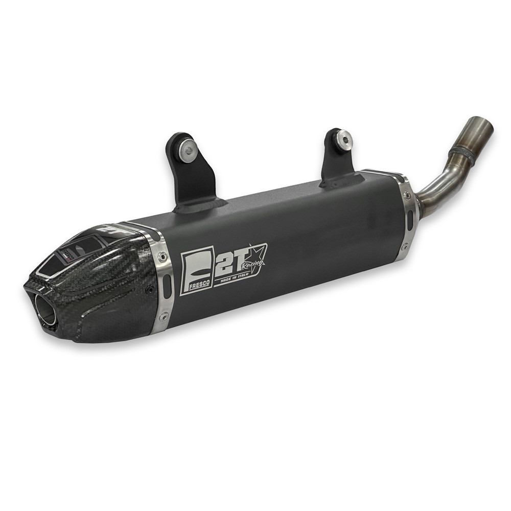 SILENCIADOR FRESCO CARBY GASGAS EC 250 / 300 24-26 / HUSQVARNA 250 / 300 TE 24-26 / KTM 250 EXC NEGR