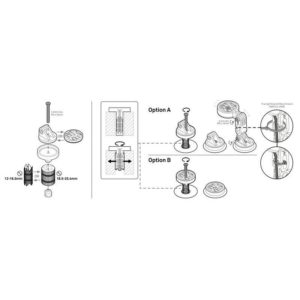 SOPORTE BEELINE MOTO 2 FORK STEM MOUNT