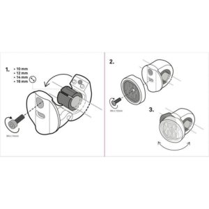 SOPORTE BEELINE MOTO 2 MIRROR / CROSS BAR MOUNT