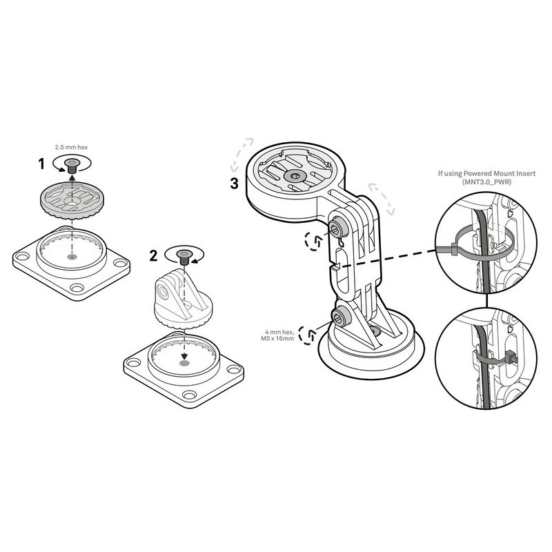SOPORTE BEELINE MOTO 2 MODULAR HEAD EXTENDER