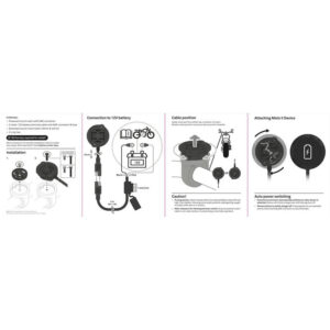SOPORTE CON ALIMENTACION BEELINE MOTO 2 POWERED MOUNT