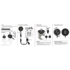 SOPORTE CON ALIMENTACION BEELINE MOTO 2 POWERED MOUNT