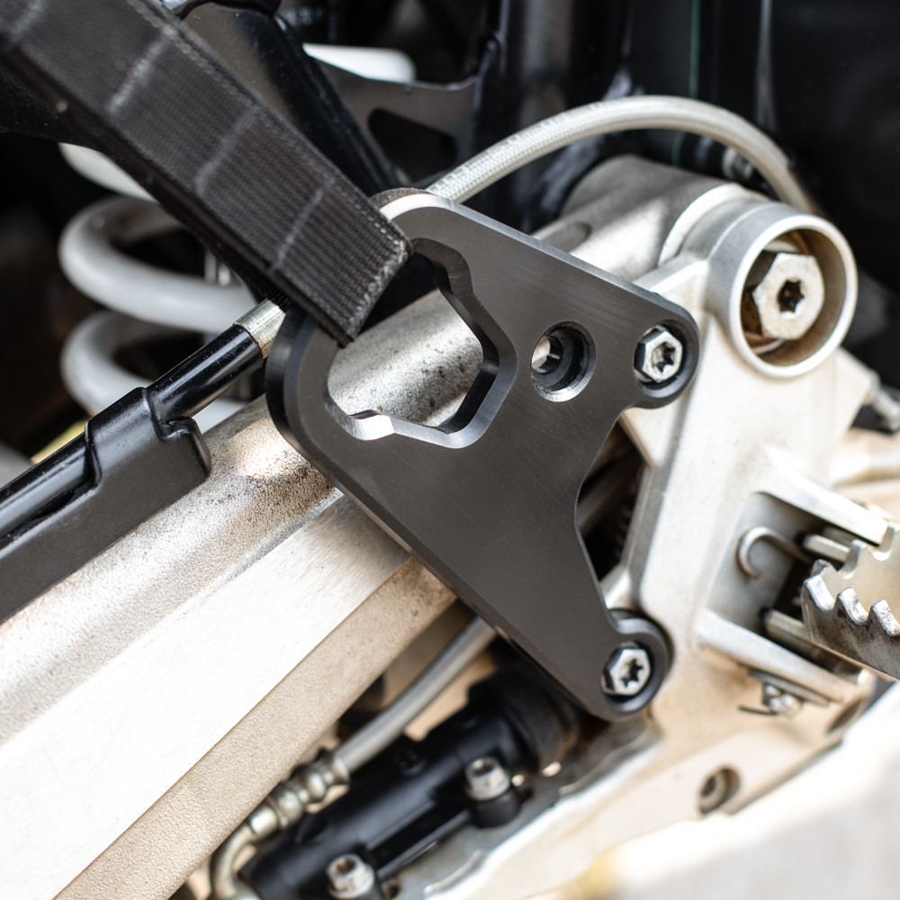 SOPORTE KRIEGA OVERLANDER-S OS-HEEL PLATE ESTRIBERAS KTM 690 / HUSQVARNA 701