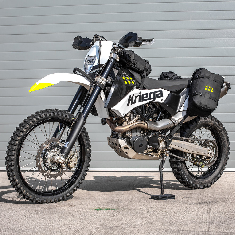 SOPORTE KRIEGA OVERLANDER-S OS-HEEL PLATE ESTRIBERAS KTM 690 / HUSQVARNA 701