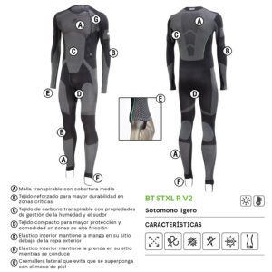 SOTOMONO SIXS LIGHT BT STXL R V2 CARBONO NEGRO