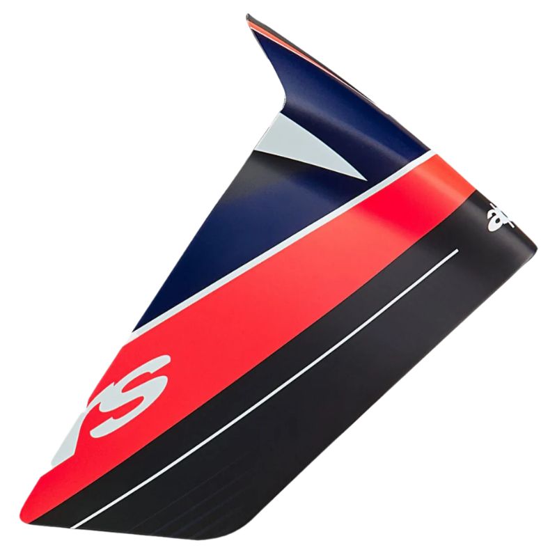 Spoiler De Carrera Supertech R10 Team Negro Carb Rojo Fluo Blue Mate