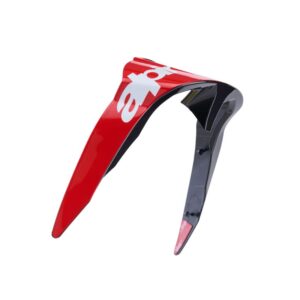 Spoiler Estándar Supertech R10 Arius Black White Double Red Glossy