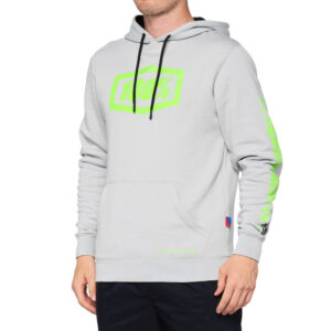 SUDADERA 100% BURST GRIS