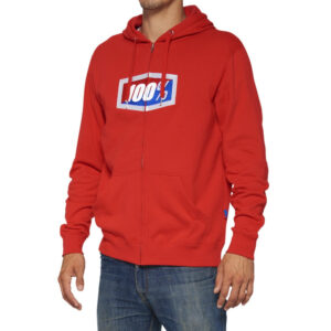 SUDADERA 100% OFFICIAL ROJO