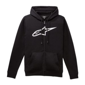 Sudadera Alpinestars AGELESS ZIP   BLACK WHITE