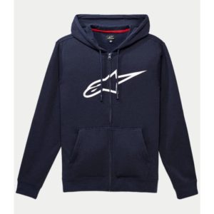 Sudadera Alpinestars AGELESS ZIP NAVY WHITE