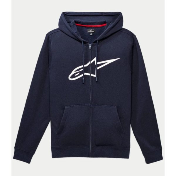 Sudadera Alpinestars AGELESS ZIP NAVY WHITE