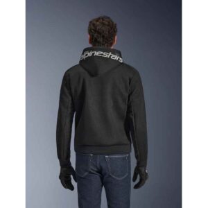 Sudadera Alpinestars CHROME SUPERAIRFLOW BLACK DARK GRAY WHITE
