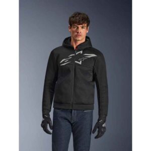 Sudadera Alpinestars CHROME SUPERAIRFLOW BLACK DARK GRAY WHITE