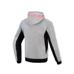Sudadera Alpinestars CHROME SUPERAIRFLOW BLACK MID GRAY RED FLUO