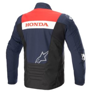 Chaqueta Alpinestars HONDA SMX WATERPROOF SOFTSHELL NIGHT NAVY BLACK BRIGHT RED