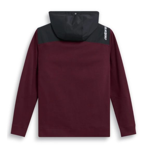 Sudadera Alpinestars RECKONING BURGUNDY BLACK