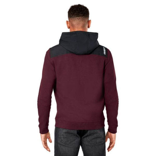 Sudadera Alpinestars RECKONING BURGUNDY BLACK