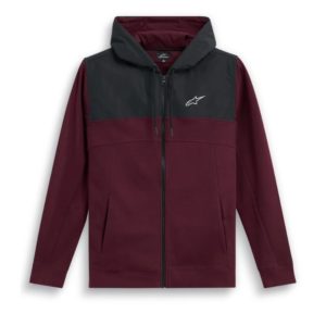 Sudadera Alpinestars RECKONING BURGUNDY BLACK