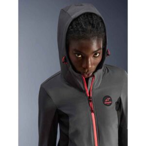 SUDADERA ALPINESTARS STELLA RADIUM TECH  DEEP GRAY BLACK