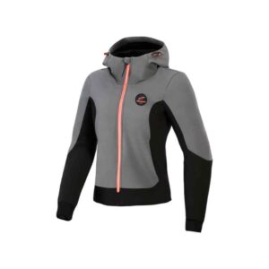 SUDADERA ALPINESTARS STELLA RADIUM TECH  DEEP GRAY BLACK
