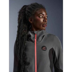 SUDADERA ALPINESTARS STELLA RADIUM TECH  DEEP GRAY BLACK