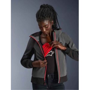 SUDADERA ALPINESTARS STELLA RADIUM TECH  DEEP GRAY BLACK