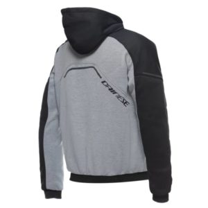 Sudadera con capucha Dainese  DAEMON-X MELANGE-GRIS NEGRO ROJO-FLUO
