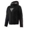 Sudadera Dainese FURRY SAFETY FULL ZIP BLACK WHITE